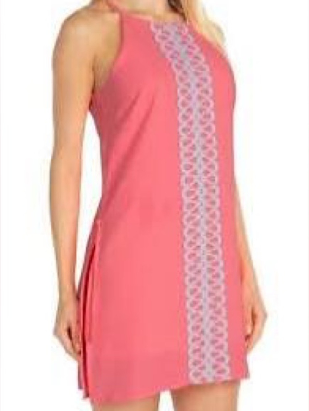 LILLY PULITZER: Pearl Romper; Coral, 8